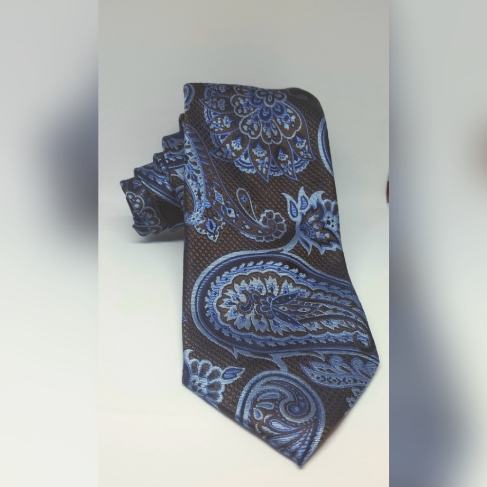 Mens Silk Neck tie Sartini Paisley